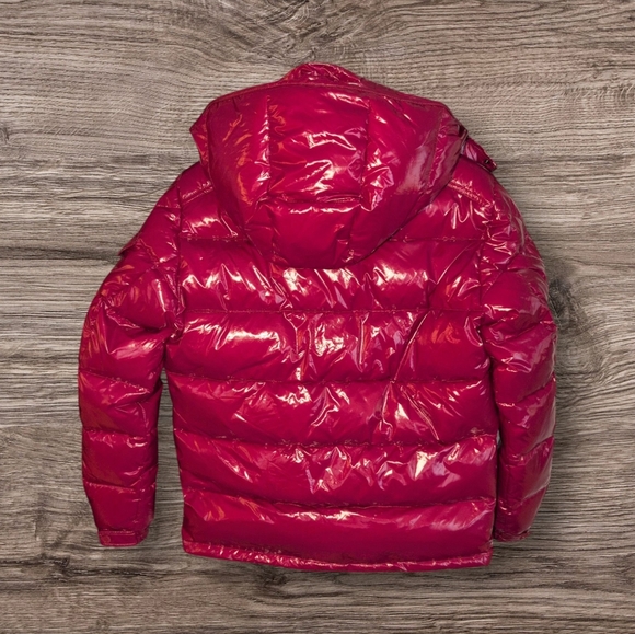 Moncler Red Maya Down Jacket - Picture 10 of 13